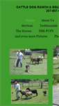 Mobile Screenshot of cattledogmaine.com